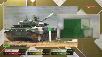 Xe tăng Nga mở màn ấn tượng tại Tank Biathlon 2021